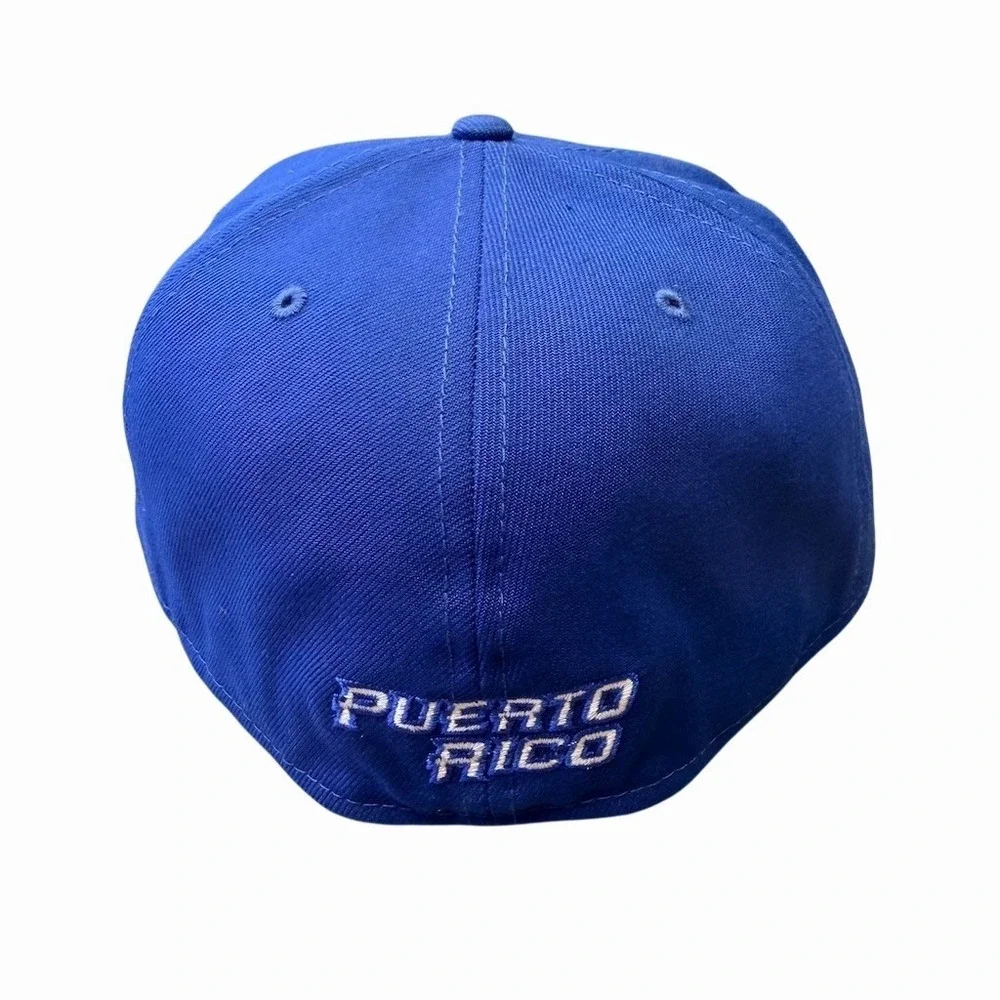 New‎ Era 59FIFTY Fitted Hat Puerto Rico World Baseball Classic Blue 7 3/8
